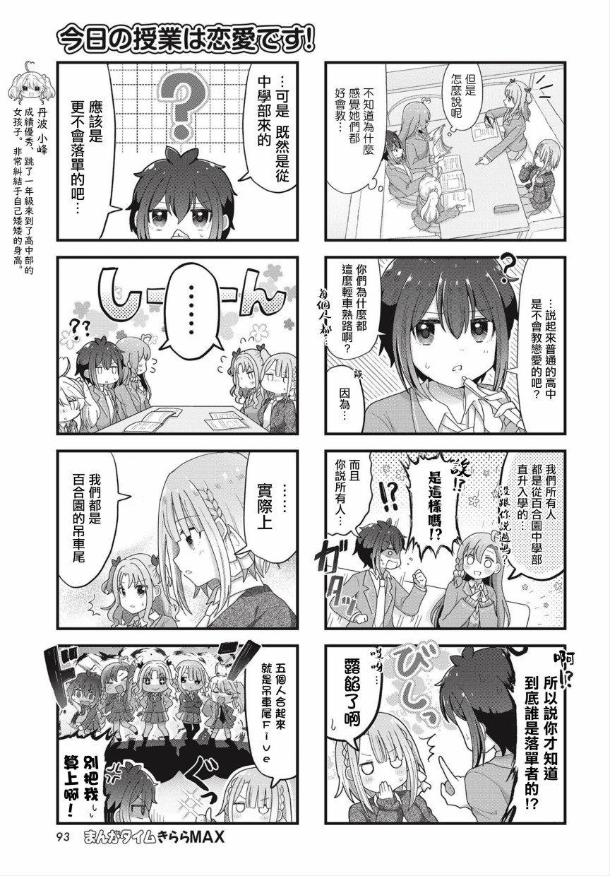 今天的课程乃恋爱是也 第2话 第7页