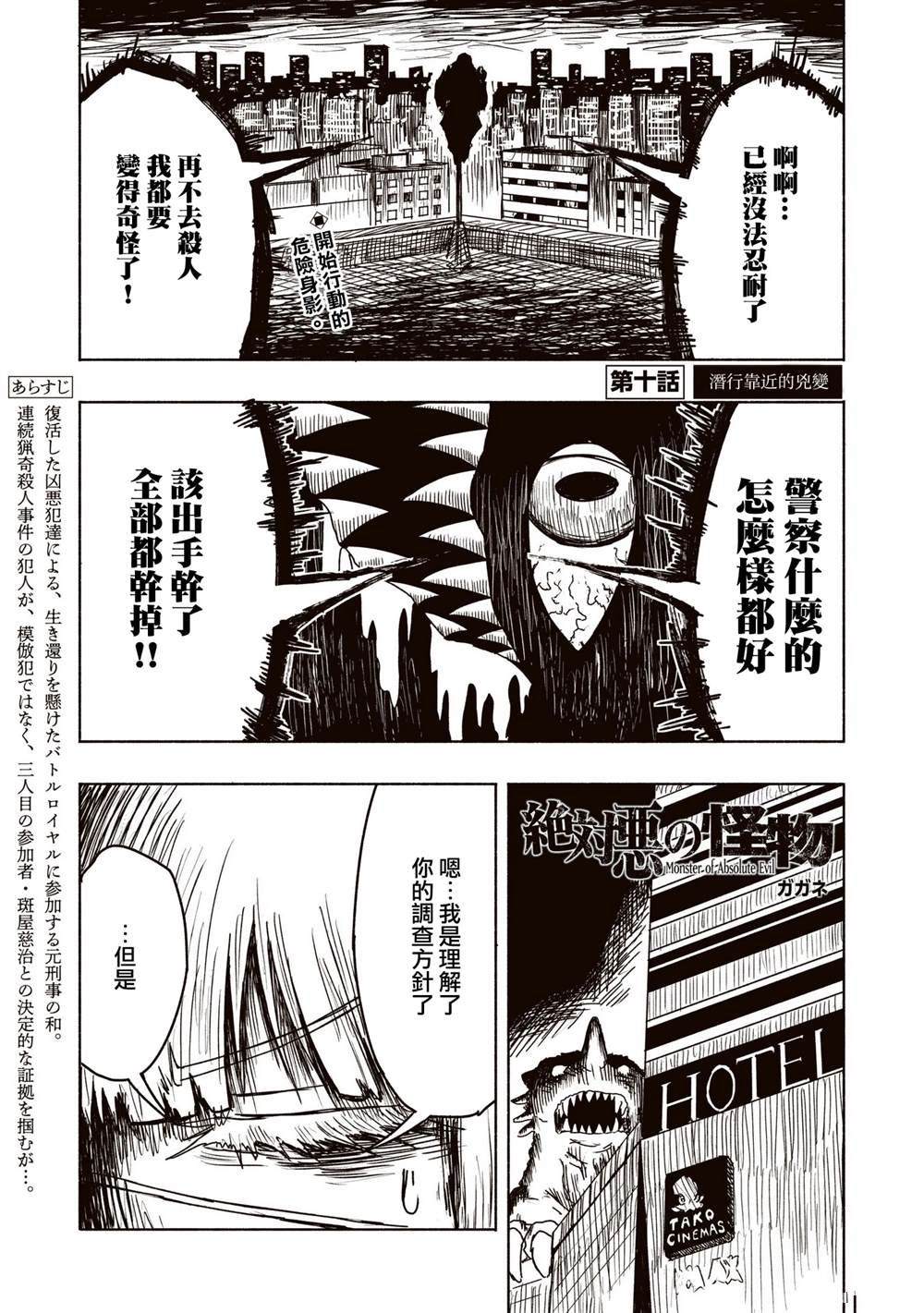 绝对恶的怪物 第10话 第1页