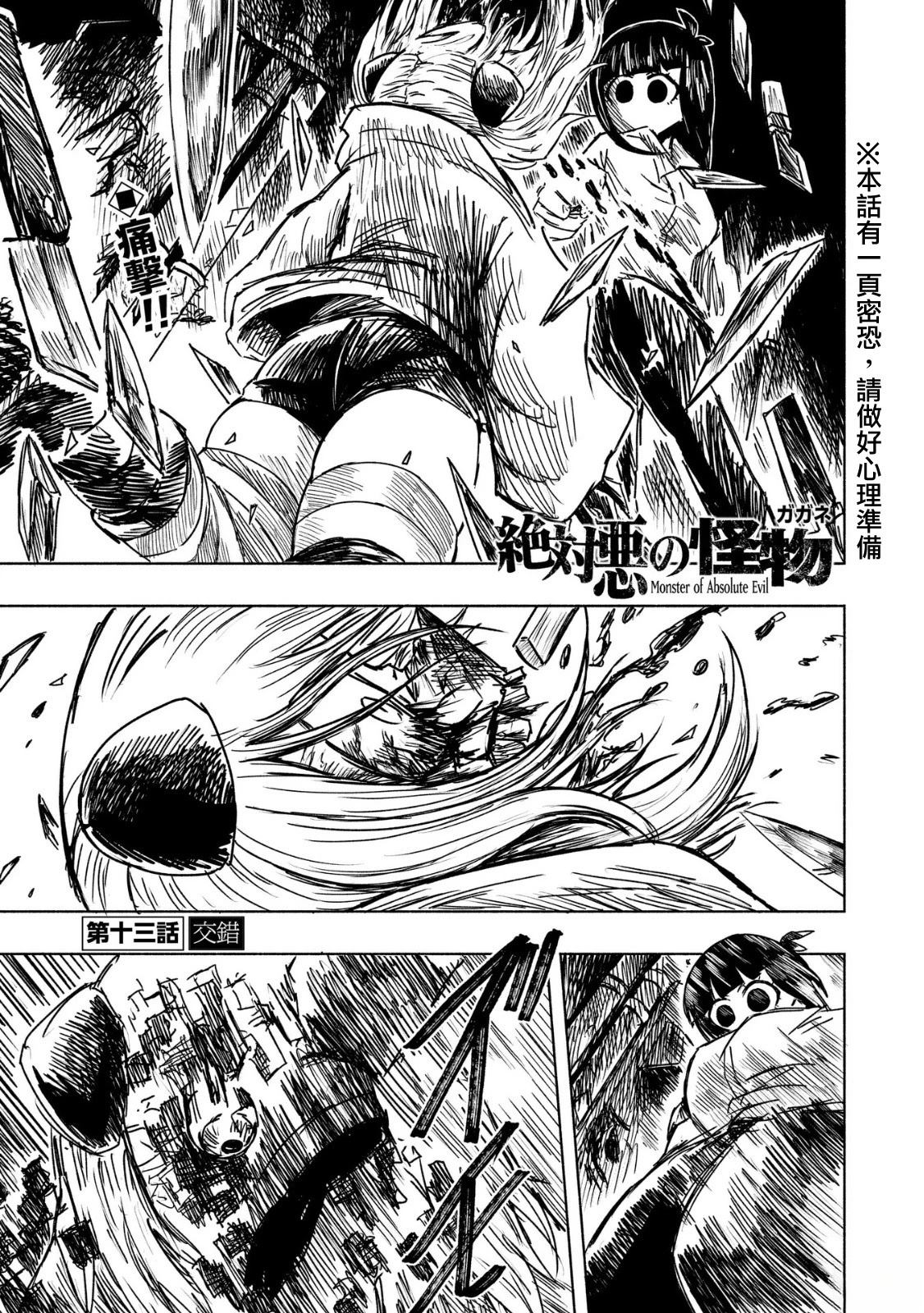 绝对恶的怪物 第13话 第1页